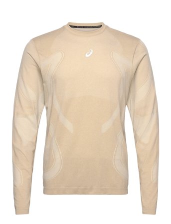 Asics Road Seamless Ls Top - Beige - M