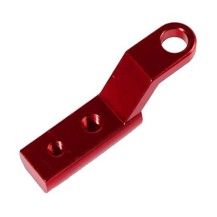 Telefonhållare för motorcykel i aluminiumlegering med förlängningsfäste, vridbar standarddesign