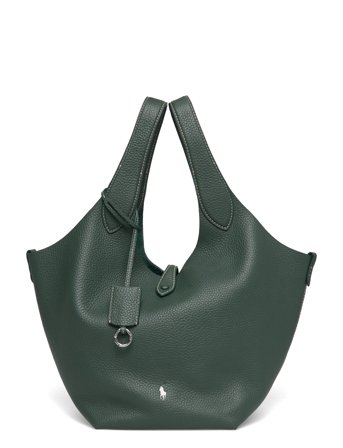 Polo Ralph Lauren Polo Play Leather Tote - Green - ONE SIZE