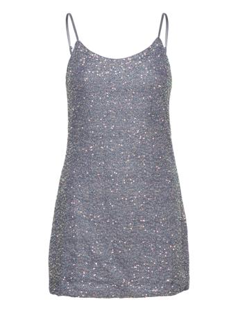 Onlaida Sequin Strap Dress Wvn Dresses Party Dresses Grå ONLY