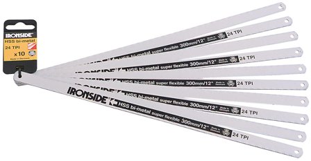 Ironside 131106 Baufilblad 300 mm, 10-pakning 32TPI, Maskintilbehør & forbruk