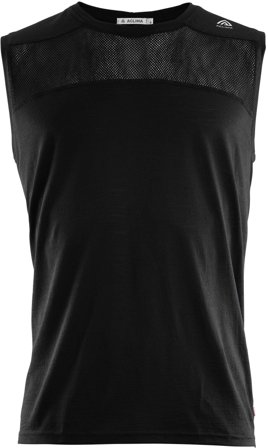 Aclima Lightwool Sports Singlet hihaton, musta