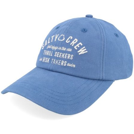 Salty Crew - Blå unconstructed Keps - Night Bite Bluestone Dad Cap @ Hatstore