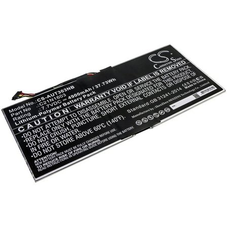 Batteri til notebook, bærbar computer til Asus T303UA-GN053T, T304UA-BC011R og andre.