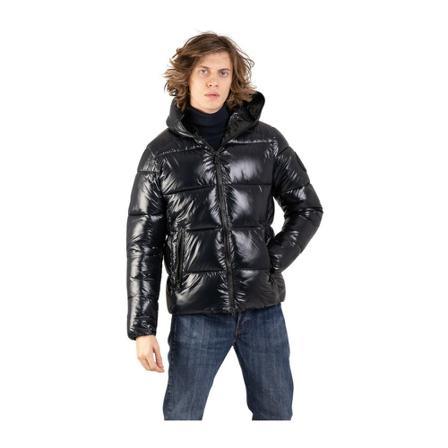 Save The Duck, Regular Fit Down Jacket Zwart, Heren, Maat:XL