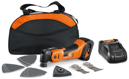 Fein MultiMaster AMM 700 Max AS Multiverktyg med batteri och laddare, Maskiner