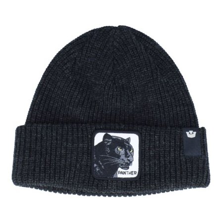 Goorin - Svart cuff Beanie - The Panther Beanie Void Black Cuff @ Hatstore