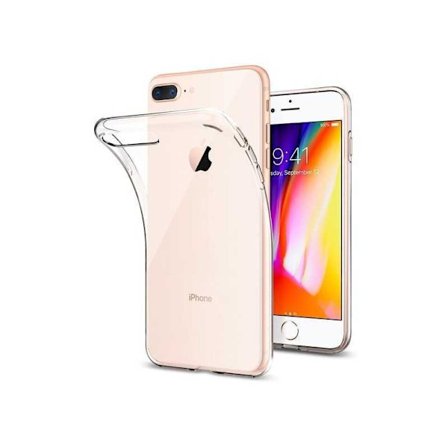 iPhone 7 Plus Stöttåligt Genomskinligt Skal Simple