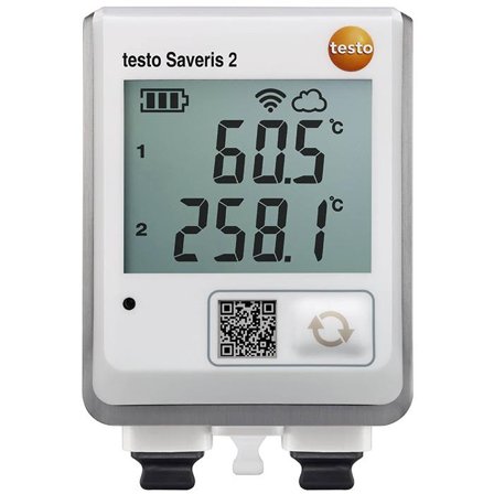 Testo Saveris 2-T3 Datalogger til 2 eksterne sensorer uden kalibrering, Måleinstrument