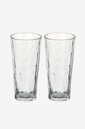 Koziol - Drikkeglas plast Club No . 19 250 ml krystalklar 2-pak - Transparent - Drikkeglas - Fra Homeroom