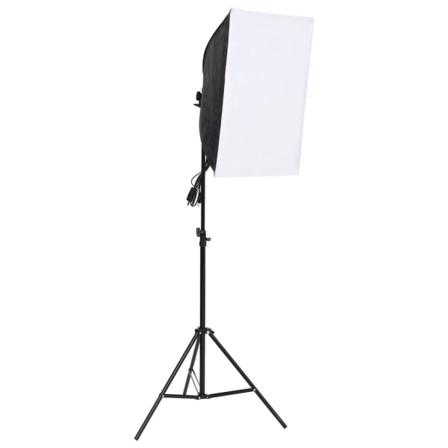 Vidaxl Studiobelysning Med Fotobord Svart