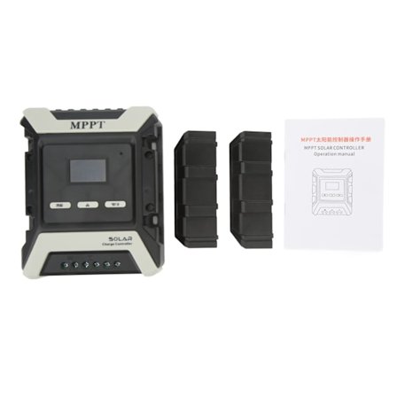 MPPT solcelle-regulator, solcellepanel-regulator, LCD-farvedisplay 10A 12V-80V