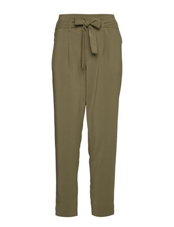 R5005, Andreasz Ll Pants Byxa Med Raka Ben Grön Saint Tropez