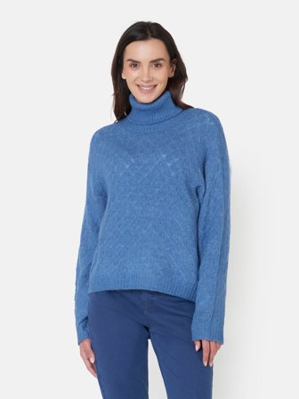 JENSEN - Strik pullover - Blå
