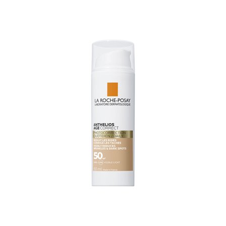 LA ROCHE-POSAY Age Correct Tinted Crema solare colorata Trattamento foto-correttivo SPF 50 50ml - Solare viso alta prot.