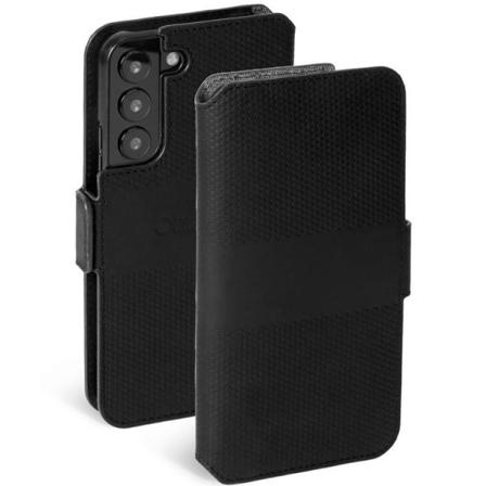 Krusell Galaxy S22 Plus Plånboksfodral Äkta Läder - Svart