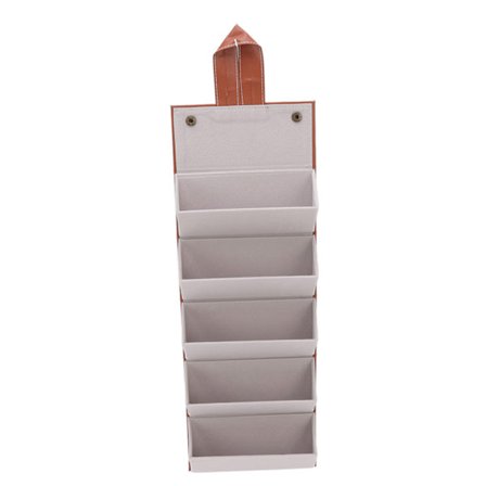 Solbriller Organizer Etui Multifunktionel Flere Slots PU Læder Rejse Briller Etui Opbevaring til Briller Smykker Brun