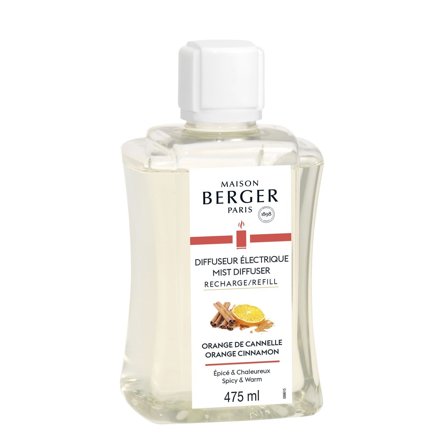 Maison Berger Paris Diffuseur Électrique Ricarica Diffusore Elettrico Orange de Cannelle 475ml - Profumo per Diffusore