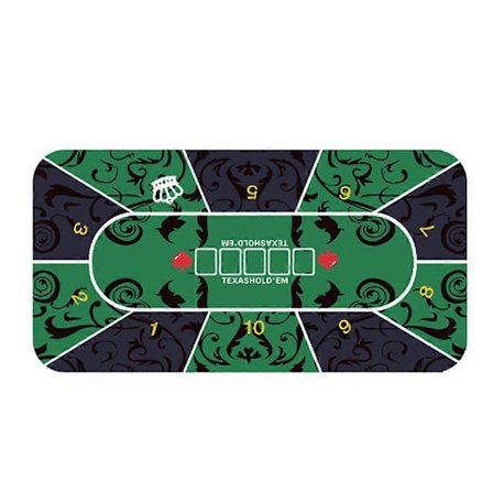 Bærbar Poker Måtte Bordplade Overflade Støjreduktion Poker Bordplade Layout til Kortspil{KDO}