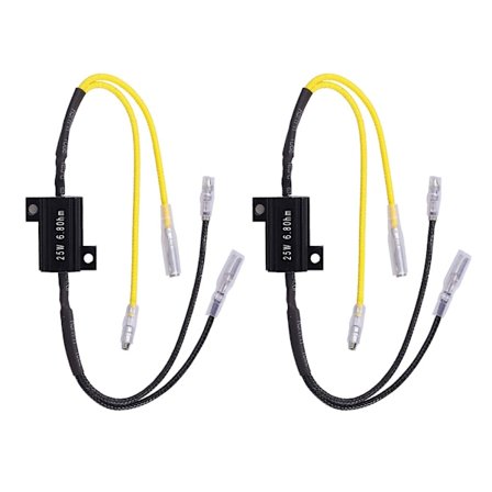 LED-strålkastare Canbus-ledningar Hållbar datorvarning Felfri Anti-flimmermotstånd Avkodare 1 par 25W 6,8Ohm