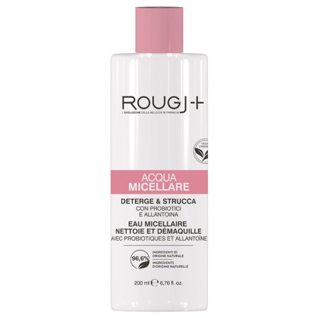 ROUGJ Detergenza Acqua Micellare 200ml - Acqua detergente viso