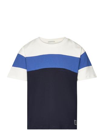 Over Colorblock T-Shirt Tom Tailor Patterned