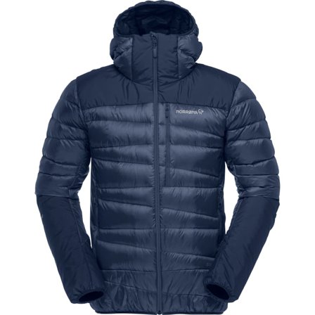 Norrøna Men's Falketind Down750 Hood Men middle-layer down jackets Blue L