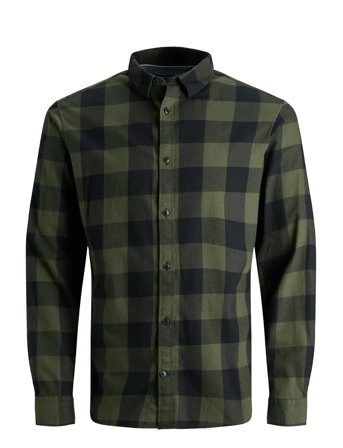 Jack & Jones | Jjegingham Twill Shirt L/S Noos | XL