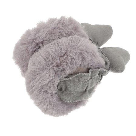 1 stk varme ørevarmere dame ørevarmere plysj ørevarmere fluffy ørevarmere plysj grå plysj ørevarmere varme ørevarmere vinterbeskyttelse