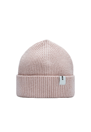 Stiksen Beanie 02 Merino Regular Fit Accessoarer Unisex Rosa ONESIZE