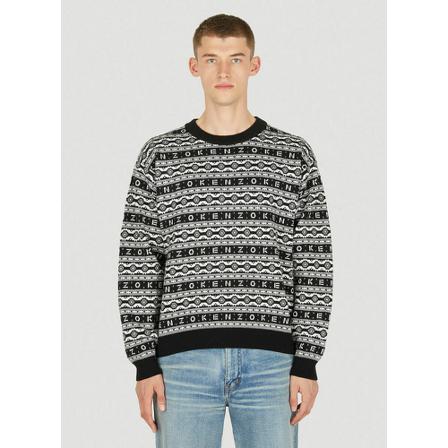 Kenzo, Knitwear Zwart, Heren, Maat:S
