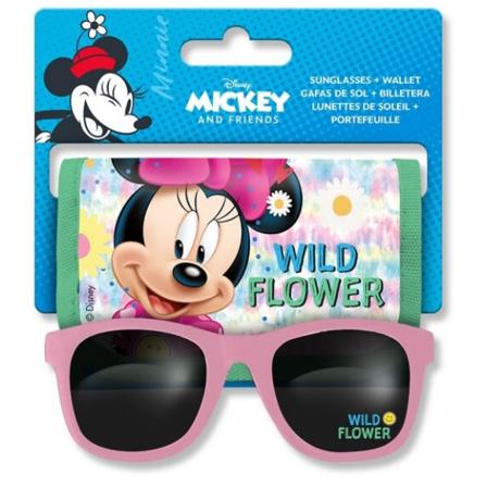 Ztr Plånbok & Solglasögon Disney Mimmi Minnie Grön & Rosa