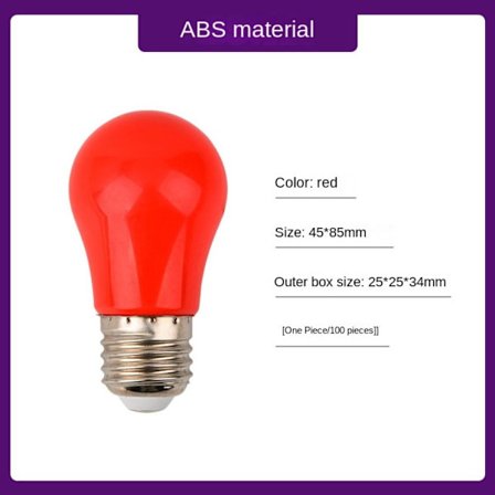 LED-lampa ABS-lampa BS-RED-1W BS-RED-1W
