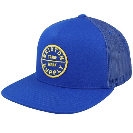 Brixton - Blå trucker Caps - Oath Hat Royal/Royal Trucker @ Hatstore