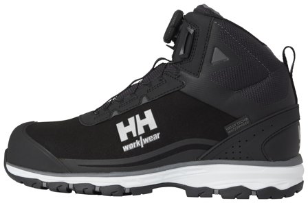 Helly Hansen Workwear Chelsea Evolution 2 Skyddskänga mid, svart, BOA, S3, HT wide 46, Arbetsskor