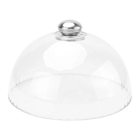 1 stk Transparent Plastdæksel Støvsikkert Mad Dæksel Snack Bakke Dæksel (hvid)Hvid16x16cm White 16x16cm