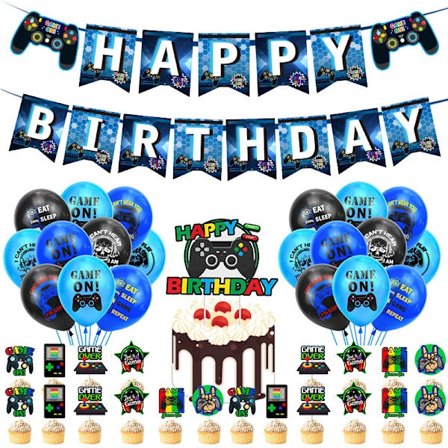 Peli-ohjain Teema Juhlat Ilmapallosetti Juhlakoristemateriaali[co]