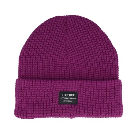 Picture - Purple - cuff - Beanie - York Beanie Purple Wine Cuff - Hatstore