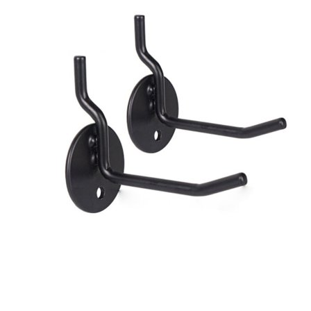 2 kpl Pegboard Koukut Reikälevy Koukku MUSTA