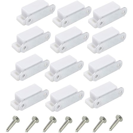 Dørstopper, skapmagnetisk dørstopper for skap 12 stk + 52 stk