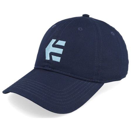 Etnies - Blå unconstructed Caps - Icon Destruct Navy Dad Cap @ Hatstore