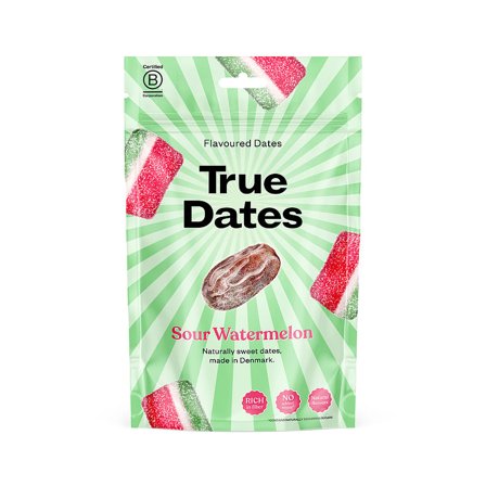 True Dates True Dates Sour Watermelon 100 g, Helse & Madvarer, Snacks, Øvrigt