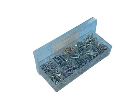 Tilka 80174 Sortiment af metalskruer 2,9 x 9,5 - 5,5 x 22, css FZB, Befæstelse