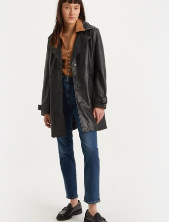 Levi's 724 High Rise Straight Blue Wa - Blue - 28 x 34