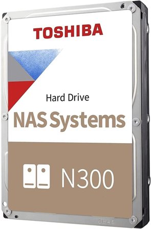 Toshiba N300 NAS - Hard drive - 4 TB - internal - 3.5" - SATA 6Gb/s - 7200 rpm - buffer: 512 MB