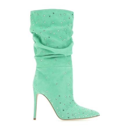 Paris Texas, Heeled Boots Groen, Dames, Maat:36 EU