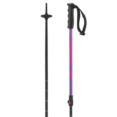 Salomon - Kije do narciarstwa alpejskiego Kijki Mtn Jr - Purple