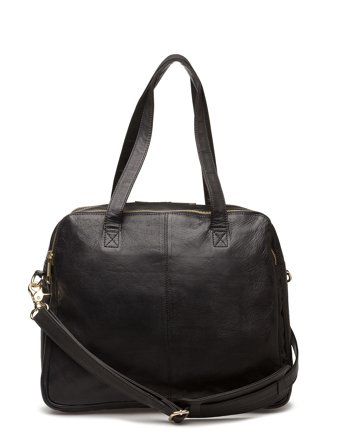 DEPECHE Golden Deluxe Large Bag - Black - ONE SIZE