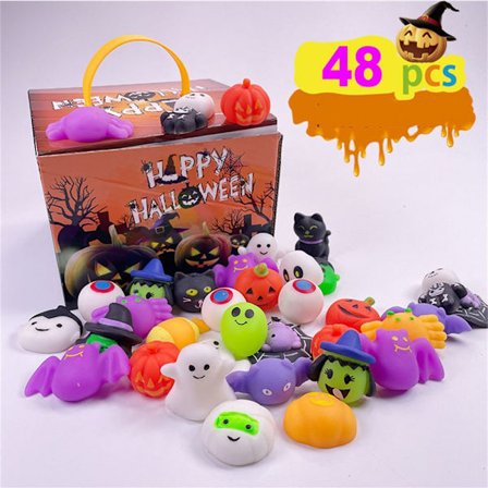 48st Halloweenleksaker som klämmer dekompression rolig bubbla