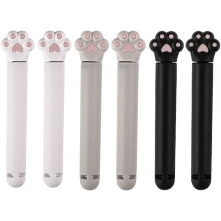 6 Stykker Påsklemmer for Matlagring Plastmatklemmer for Poser